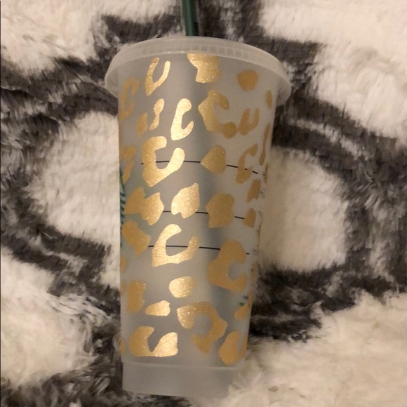 Starbucks Beautiful cheetah print custom cup - Picture 9 of 16